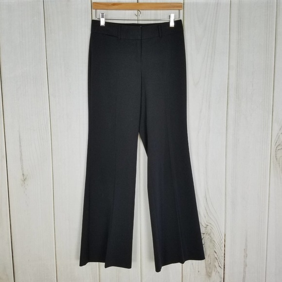 White House Black Market Pants - WHBM Black Wide Flare Leg Career Pants